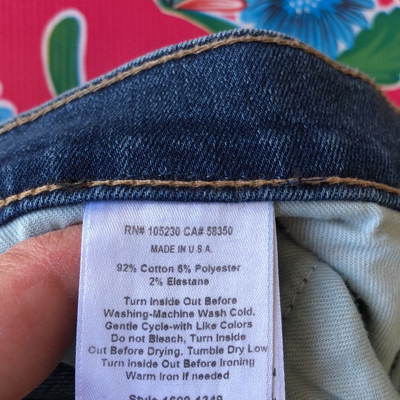 SOLD 🙌🏼 Current/Elliot High Rise Side Stripe Medium Wash Jeans Sz 28 - Picture 5 of 6